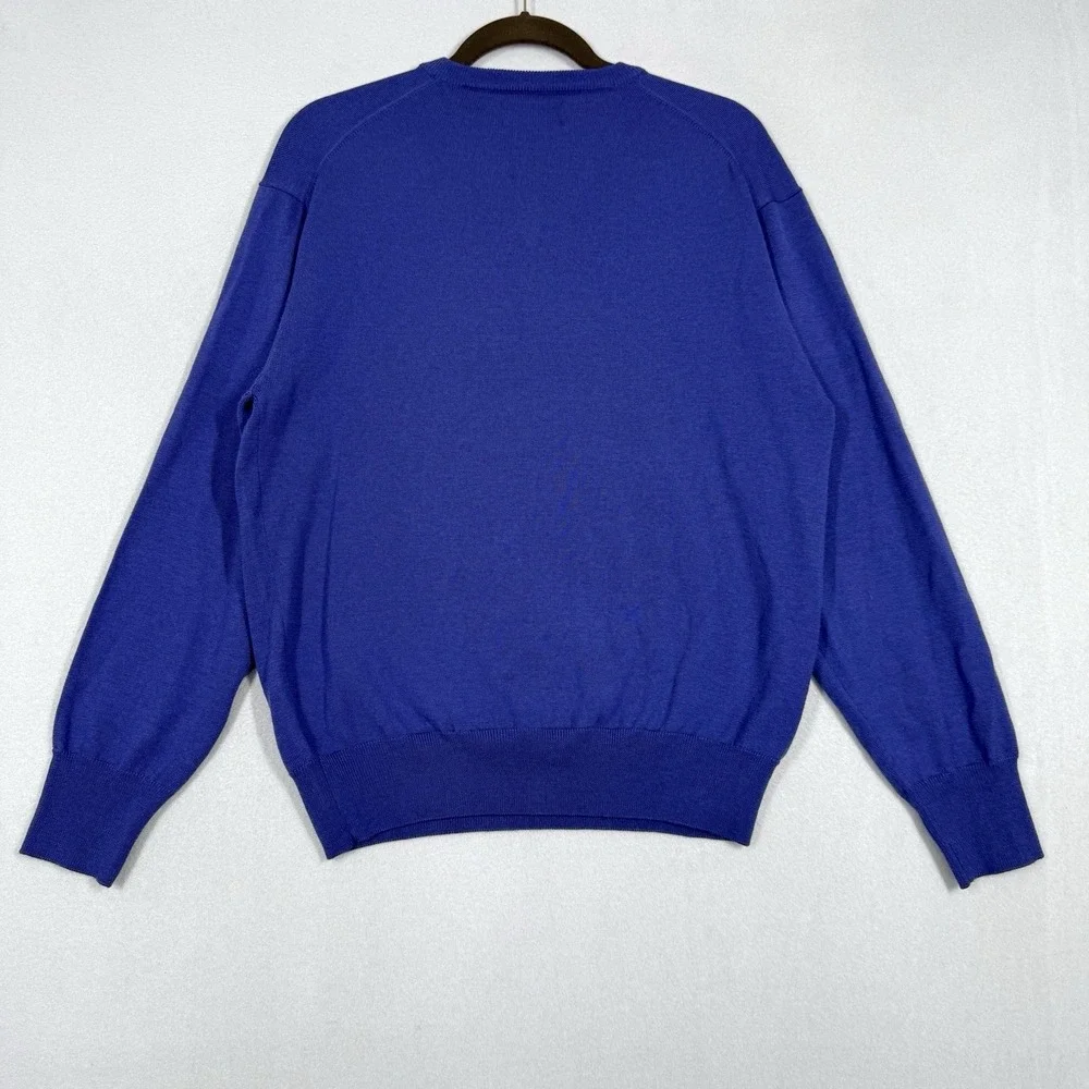 G MAC by Kartel Sweater Mens Medium Wool V Neck Pullover‎ Ireland Dromoland Golf - Picture 7 of 12